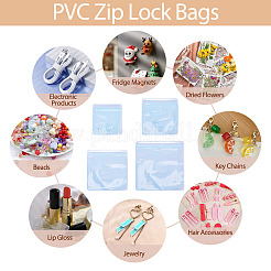 20Pcs 4 Styles Transparent PVC Anti Oxidation Resealable Bags&nbsp;AJEW-TA0002-40A
