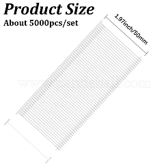 5000Pcs PP Price Label Gun Tagging Fasteners&nbsp;DIY-GF0014-42B-01