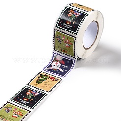 Christmas Themed Square Roll Stickers&nbsp;DIY-B045-10