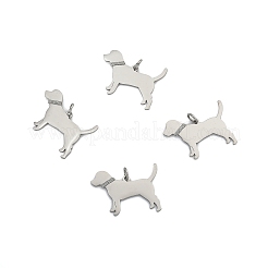 4Pcs 304 Stainless Steel Pendants&nbsp;STAS-FS0002-01A