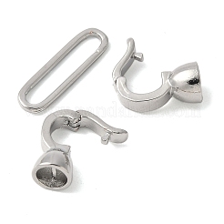 Brass Fold Over Clasps&nbsp;KK-M320-23P