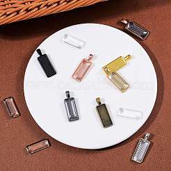 36Pcs 9 Colors Alloy Pendant Cabochon Settings&nbsp;DIY-SZ0001-05