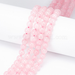 4 Strands Natural Rose Quartz Beads Strands&nbsp;G-GO0001-03