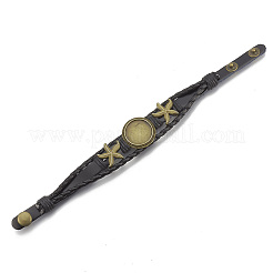 Imitation Leather Bracelet Making&nbsp;MAK-R024-01