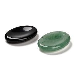 Natural & Synthetic Mixed Gemstone Oval Worry Stone&nbsp;G-R487-01