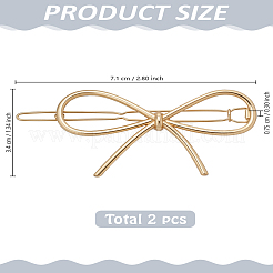 2Pcs Metal Clip Hair Barrettes&nbsp;PHAR-LP0001-16