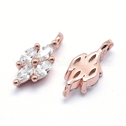 Brass Charms&nbsp;ZIRC-J040-36RG-01-NR