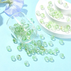 100Pcs Frosted Baking Paint Glass Beads&nbsp;DGLA-YW0001-36H