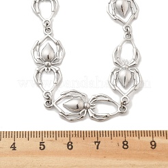 304 Stainless Steel Spider Link Chain Necklaces for Women Men&nbsp;NJEW-A043-06P