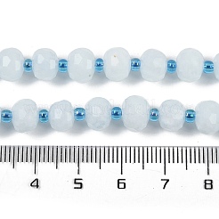 Natural Dyed White Jade Beads Strands&nbsp;G-H057-A22-13
