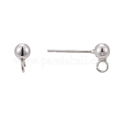 925 Sterling Silver Stud Earring Findings&nbsp;LS-STER-S002-49