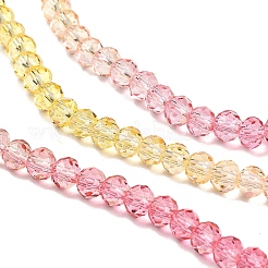 Transparent Painted Glass Beads Strands&nbsp;DGLA-A034-T3mm-A07