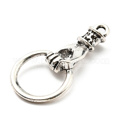 Plated Alloy Pendants&nbsp;PALLOY-D020-03AS