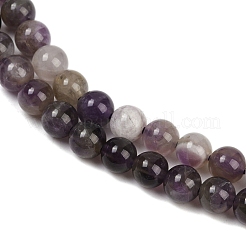 Natural Amethyst Beads Strands&nbsp;G-F591-25-6mm