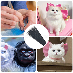 900Pcs Plastic Simulated Animal Whiskers for Crafts Needle Felting&nbsp;DIY-CY0002-72A