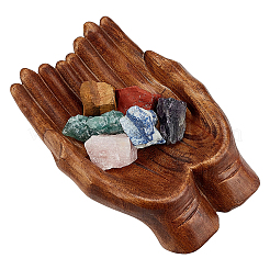 Wooden Buddha Hand Display Decorations&nbsp;AJEW-WH0304-38