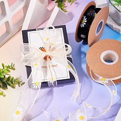 2 Rolls 2 Colors Polyester Ribbon&nbsp;OCOR-TA0003-16