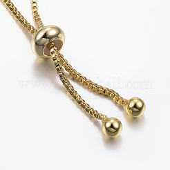 Adjustable Brass Micro Pave Cubic Zirconia Bolo Bracelets&nbsp;BJEW-F296-13