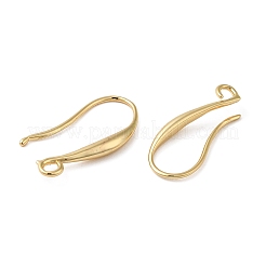 Brass Earring Hooks&nbsp;X-KK-I684-04G-NR