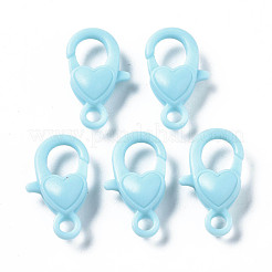 Opaque Acrylic Lobster Claw Clasps&nbsp;X-SACR-T358-06