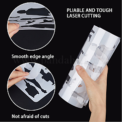 Plastic Drawing Painting Stencils Templates&nbsp;DIY-GF0010-01A