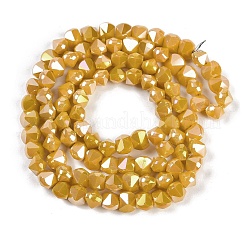 Electroplate Glass Beads Strands&nbsp;EGLA-B009-05A-03