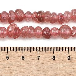 Natural Strawberry Quartz Beads Strands&nbsp;G-P622-B01-02