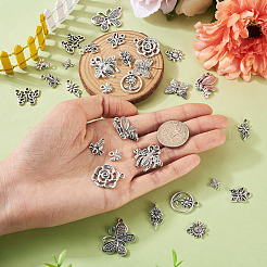 30Pcs 15 Style Tibetan Style Alloy Pendants&nbsp;FIND-TA0002-88