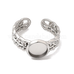 Curb Chains Shapes 304 Stainless Steel Ring Components&nbsp;STAS-P454-04A-P