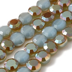 Electroplate Glass Beads Strands&nbsp;EGLA-D019-M4