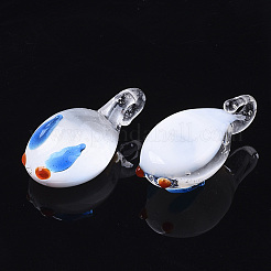 Handmade Lampwork Pendants&nbsp;LAMP-N021-002B