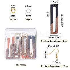 1 Box 70Pcs DIY Dangle Earring Making Kits&nbsp;DIY-OC0006-13
