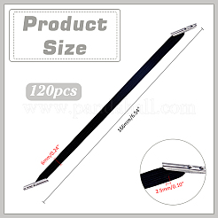 120Pcs Polyester Elastic Closure for Travelers Notebook&nbsp;DIY-ME0001-64