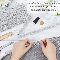 Metallic Lace Trim&nbsp;OCOR-WH0071-032A