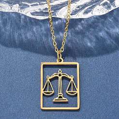 304 Stainless Steel Necklace&nbsp;NJEW-D330-01G-07