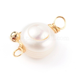 Natural Cultured Freshwater Pearl Pendants&nbsp;X-PALLOY-JF00673-01