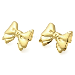 Ion Plating(IP) 304 Stainless Steel Bowknot Stud Earrings&nbsp;EJEW-I312-09G