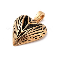 Retro 304 Stainless Steel Pendants&nbsp;STAS-Z095-06AG