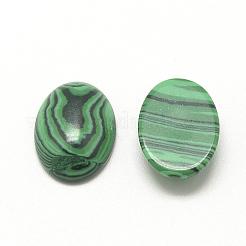 Synthetic Malachite Cabochons&nbsp;G-R415-8x10-38