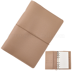 Rectangle PU Leather 6-Ring Binder Planner&nbsp;DIY-WH20062-179C
