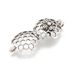 Alloy Locket Pendants&nbsp;PALLOY-S062-55AS
