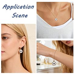 64Pcs 2 Styles Alloy & Enamel Pendants&nbsp;ENAM-PH0003-39