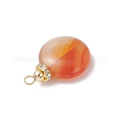 Natural Dyed Red Agate Pendants&nbsp;PALLOY-JF04661