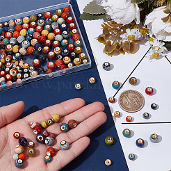 216Pcs 24 styles Handmade Porcelain Beads&nbsp;PORC-AR0001-18