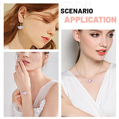 32Pcs 2 Colors Alloy Open Back Bezel Big Pendants&nbsp;FIND-CA0010-88