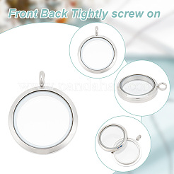 DIY Blank Floating Charm Necklace Making Kit&nbsp;DIY-DR0001-21