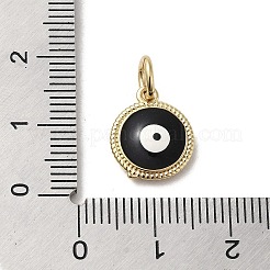 Brass Enamel Charms&nbsp;KK-E092-14G-01