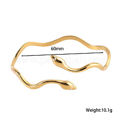 Snake 304 Stainless Steel Cuff Bangles&nbsp;FS-WGA46EE-01