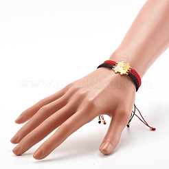 Nylon Thread Braided Bead Bracelet Sets&nbsp;BJEW-JB06413