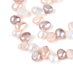 Natural Cultured Freshwater Pearl Beads Strands&nbsp;PEAR-T006-24